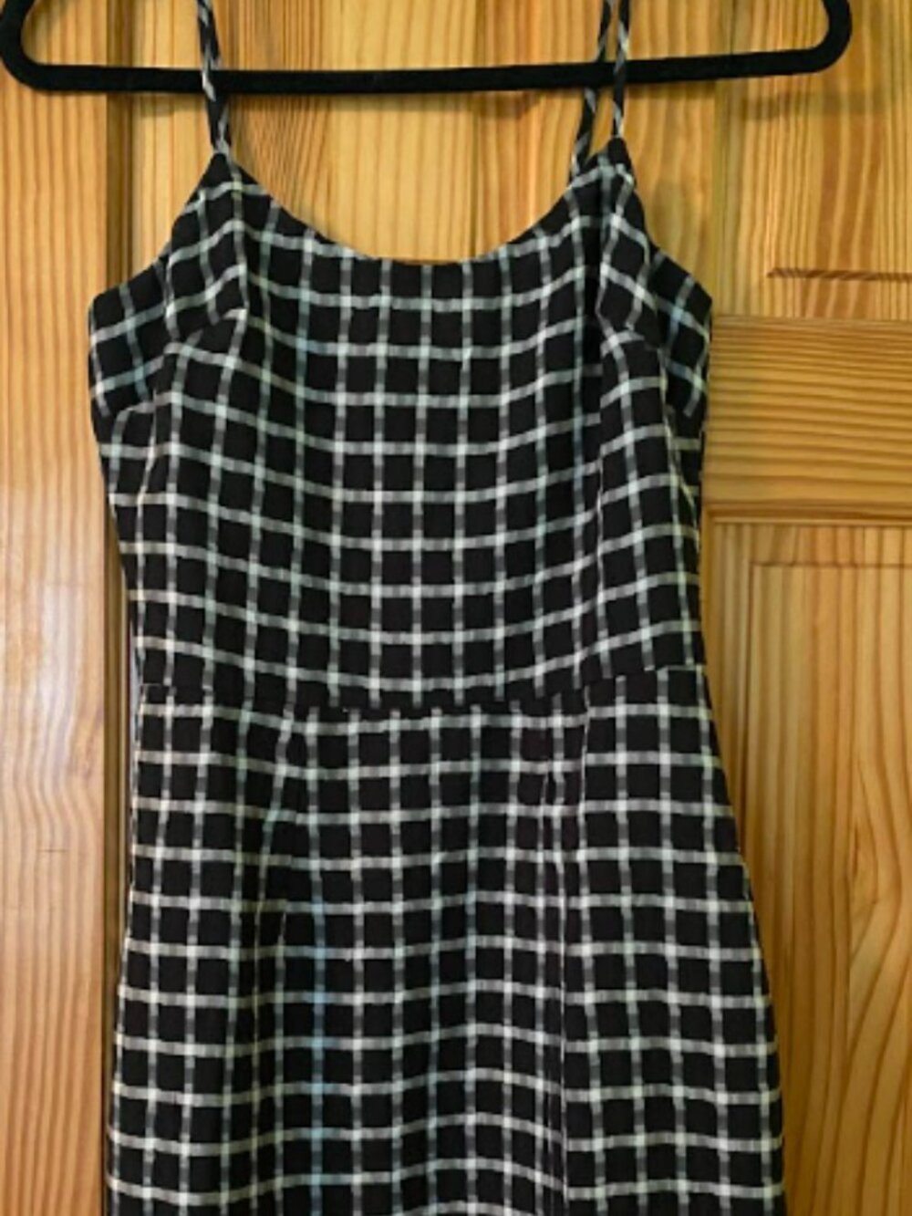 Dress the Population Kallan Black and White Plaid Dress